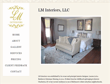 Tablet Screenshot of lminteriordesigns.com